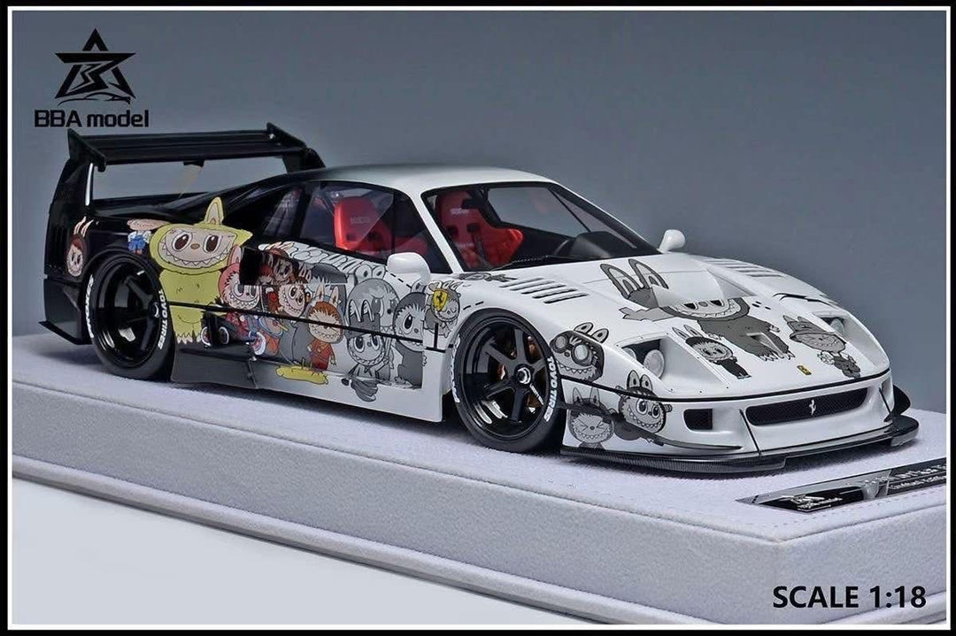 Ferrari F40 LBWK (LABUBU Decals) [BBA Model] 1/18 scale