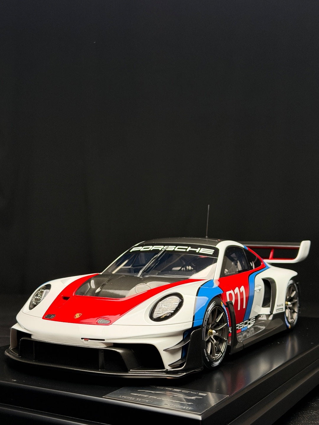 Porsche 911 GT3 R Rennsport (Racing Livery) [Spark] 1:12 scale