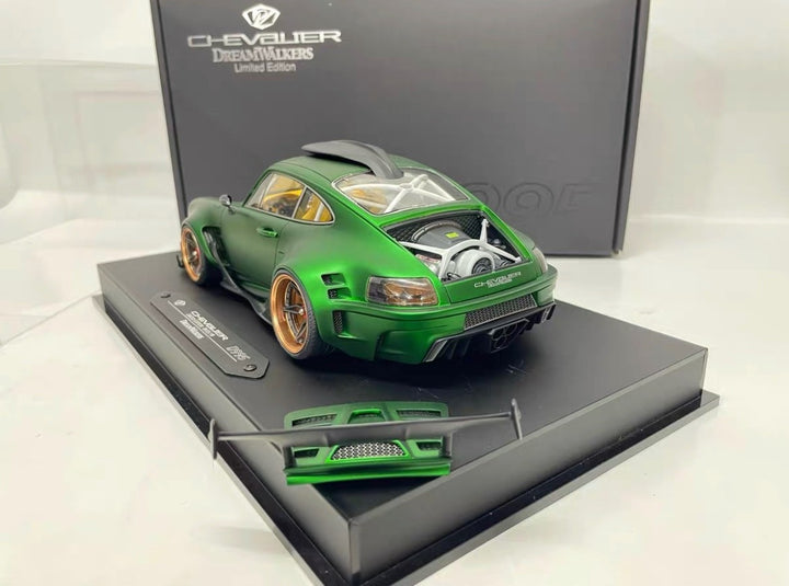 Porsche 911 "CHEVALIER" D995 (Matte Green) [DreamWalkers] 1/18 scale