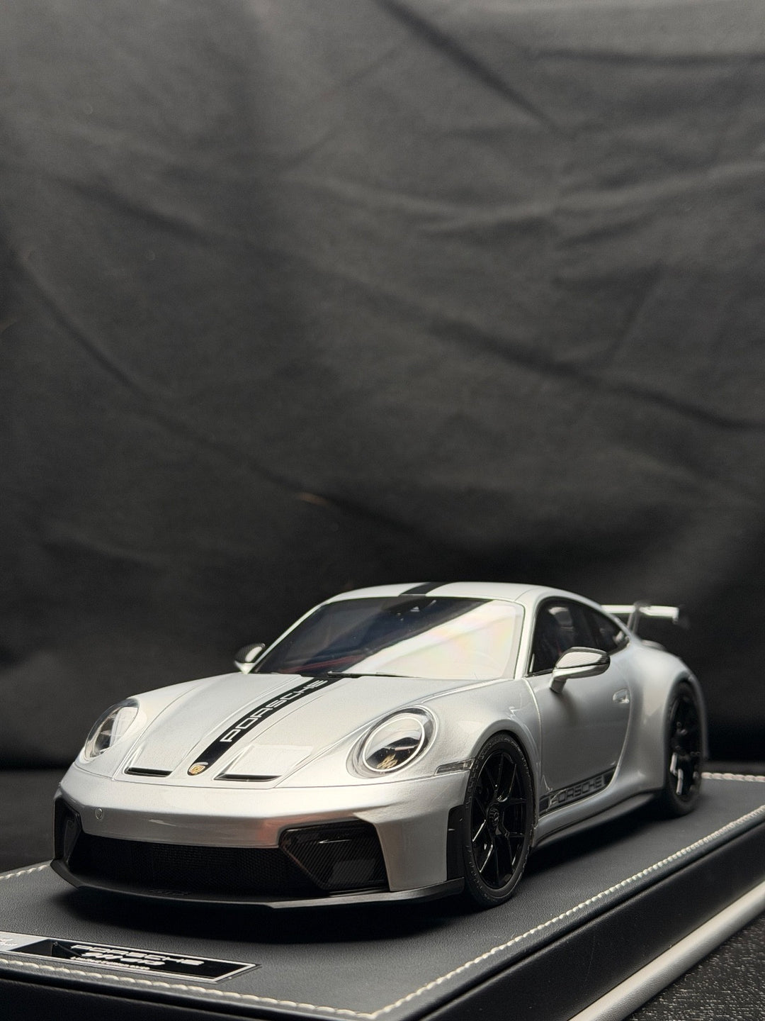 Porsche 911 GT3 (Silver/ Black) [IVY Model] 1:18 scale