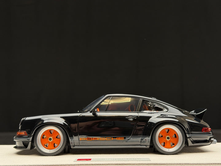 Porsche 911 Singer DLS (Black/ Orange Rims) [Make up Eidolon] 1/18 scale