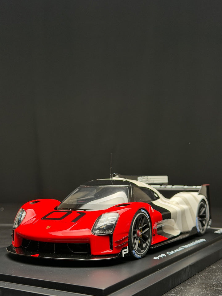 Porsche 919 Street Weissach Package (Racing Livery) [Spark] 1:18 scale