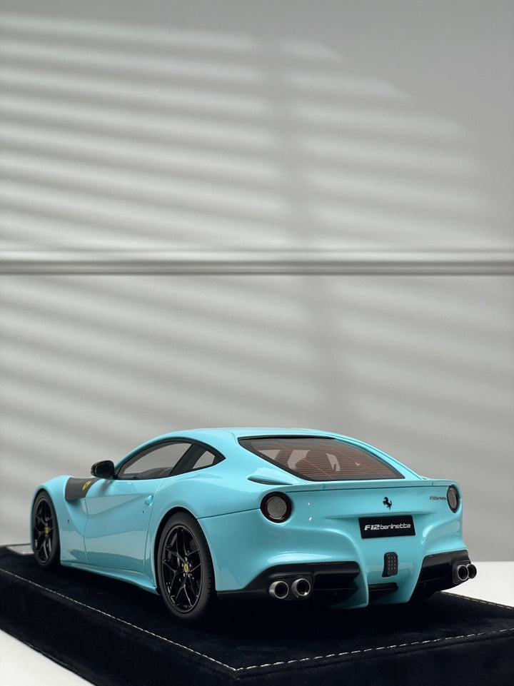 Ferrari F12 Berlinetta (Baby Blue) [Henson&Heaven] 1/18 scale