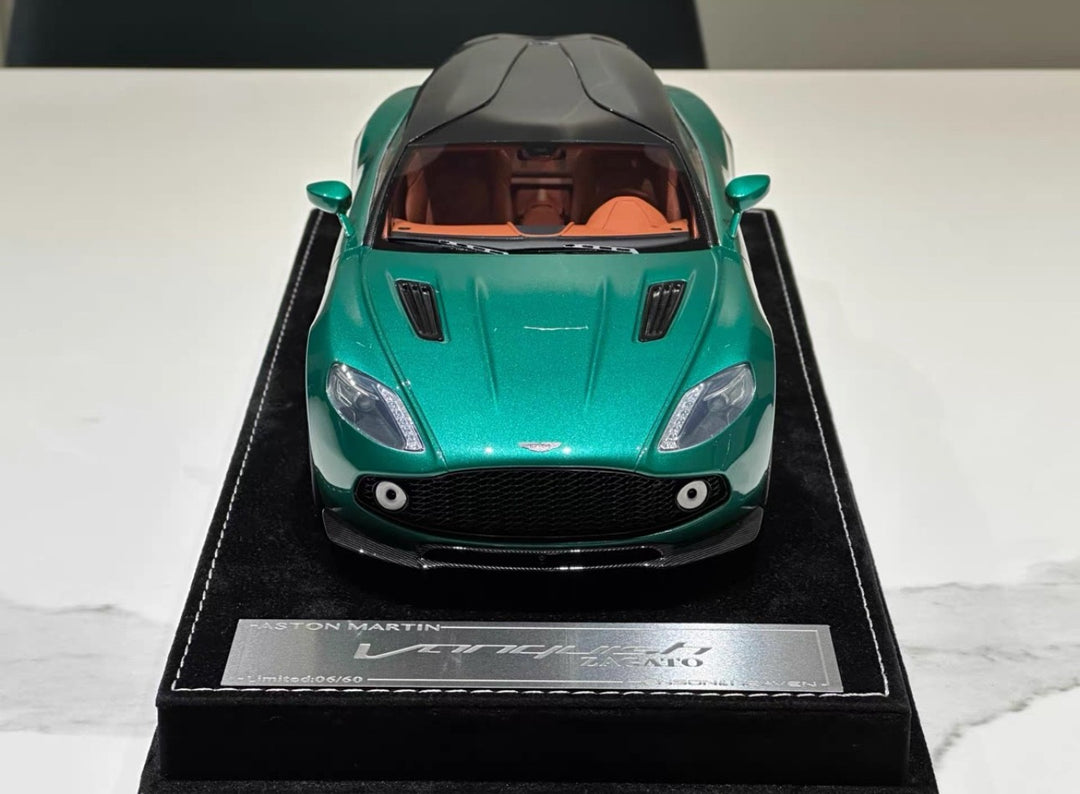 Aston Martin Vanquish Zagato (Metallic Green) [Henson&Heaven] 1/18 scale