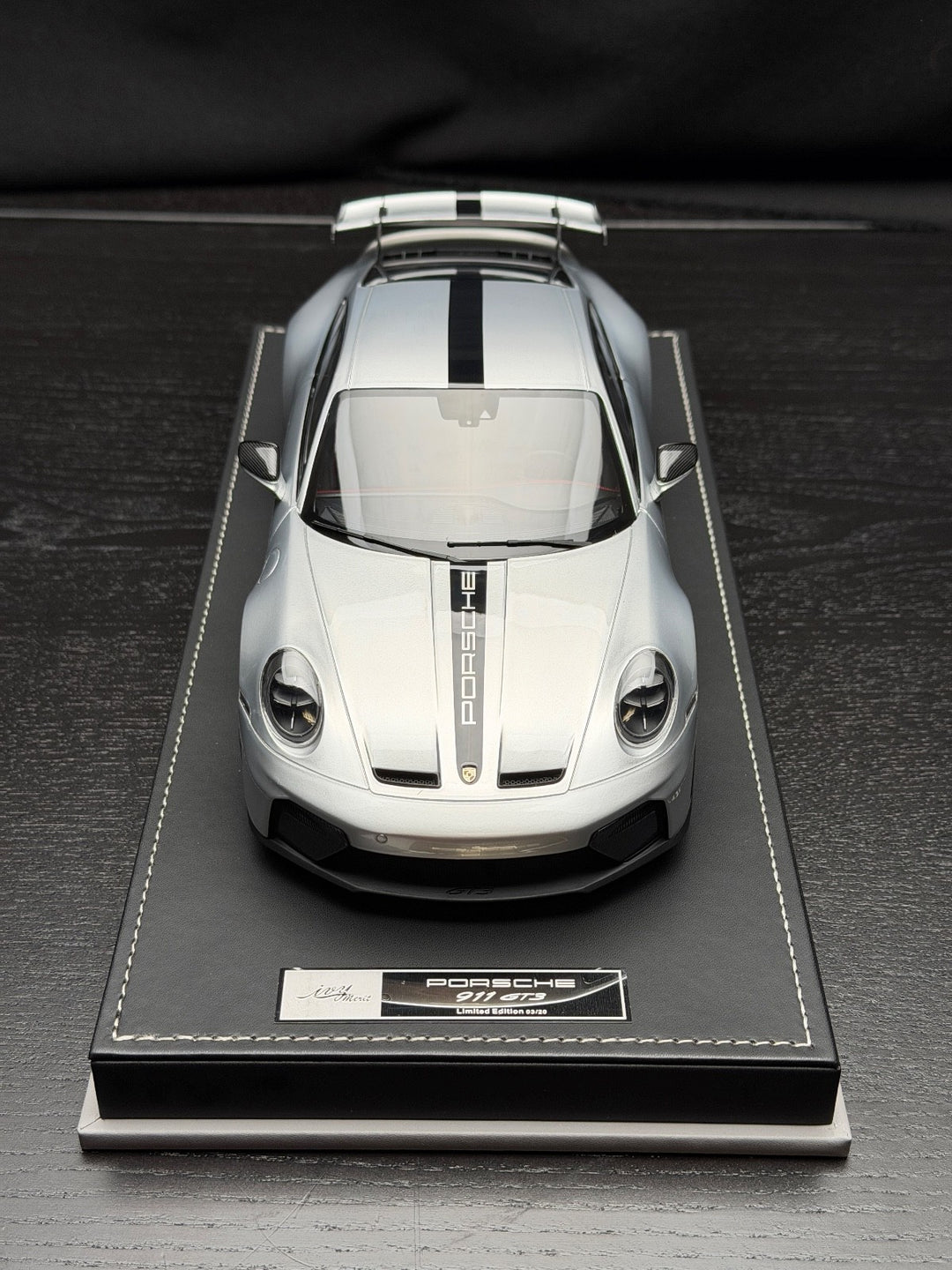 Porsche 911 GT3 (Silver/ Black) [IVY Model] 1:18 scale