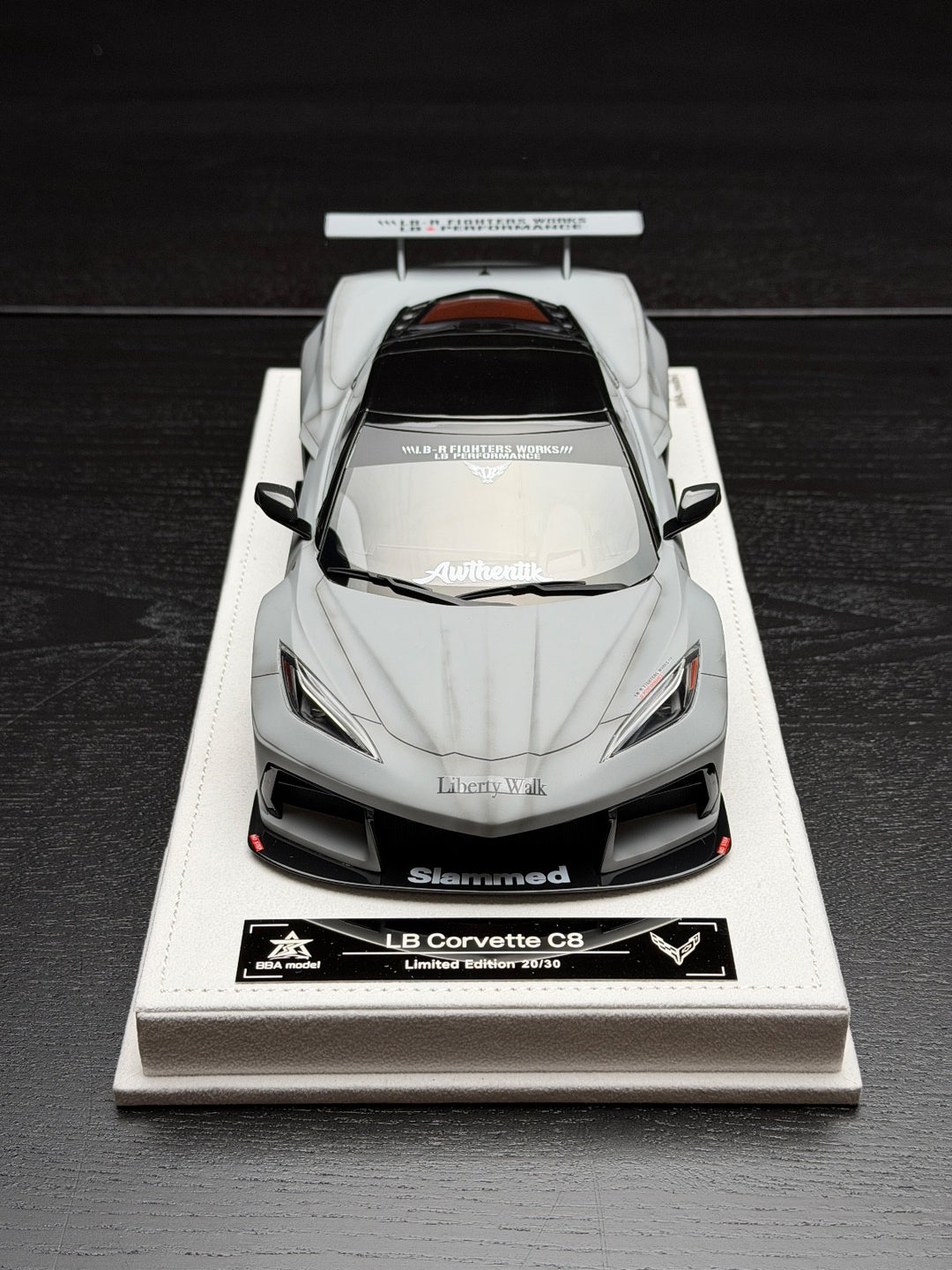 Chevrolet Corvette C8 LBWK (Matte Gray) [BBA Model] 1/18 scale ...
