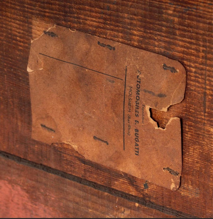 Real Wooden Crate From Bugatti Automobiles Factory - Late 1920s/ Mid 1930s