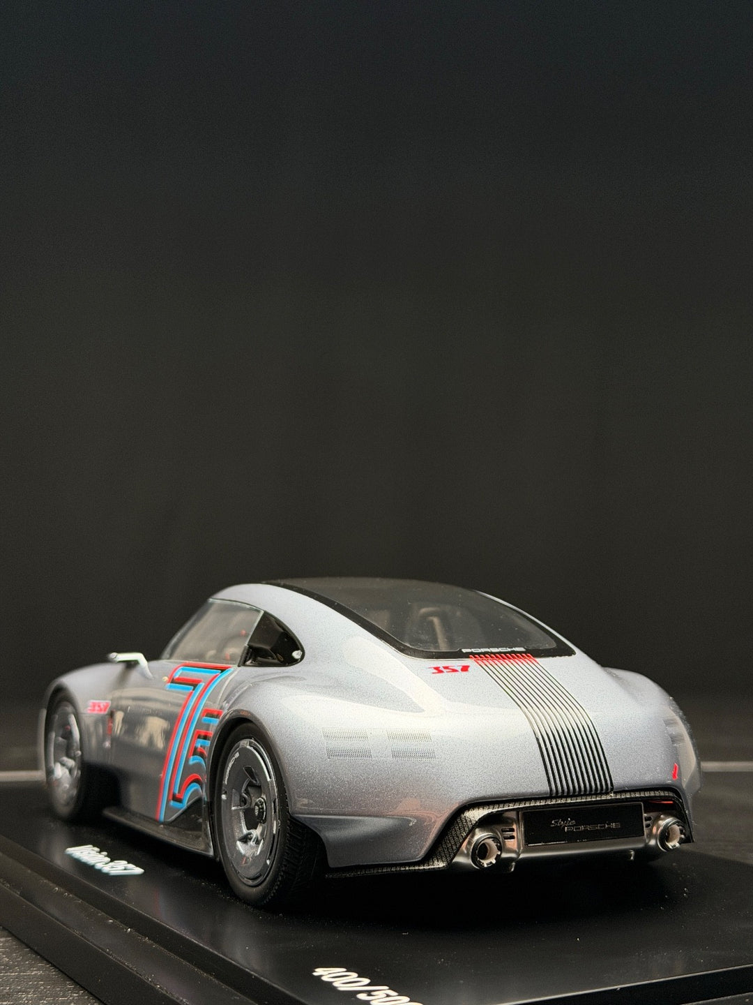 Porsche Vision 357 (Silver/ White 75th Anniversary) [Spark] 1:18 scale