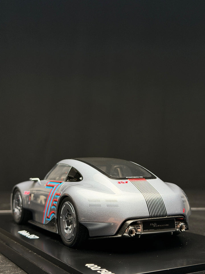 Porsche Vision 357 (Silver/ White 75th Anniversary) [Spark] 1:18 scale
