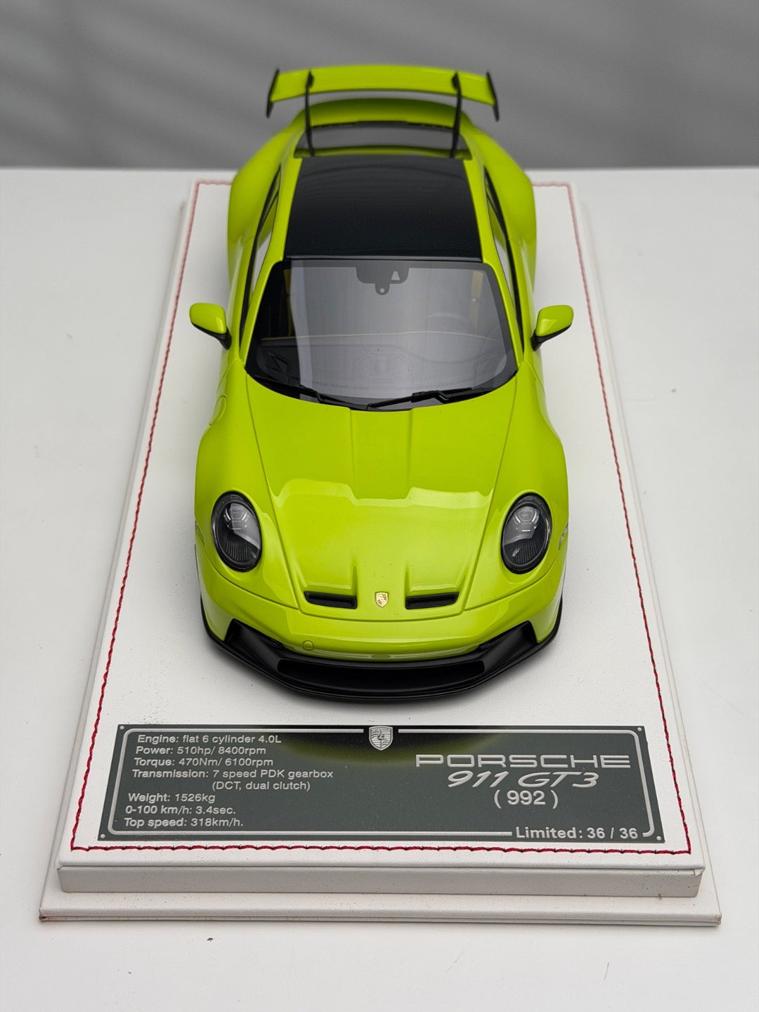 Porsche 911 GT3 (Lime Green) [Davis & Giovanni] 1/18 scale
