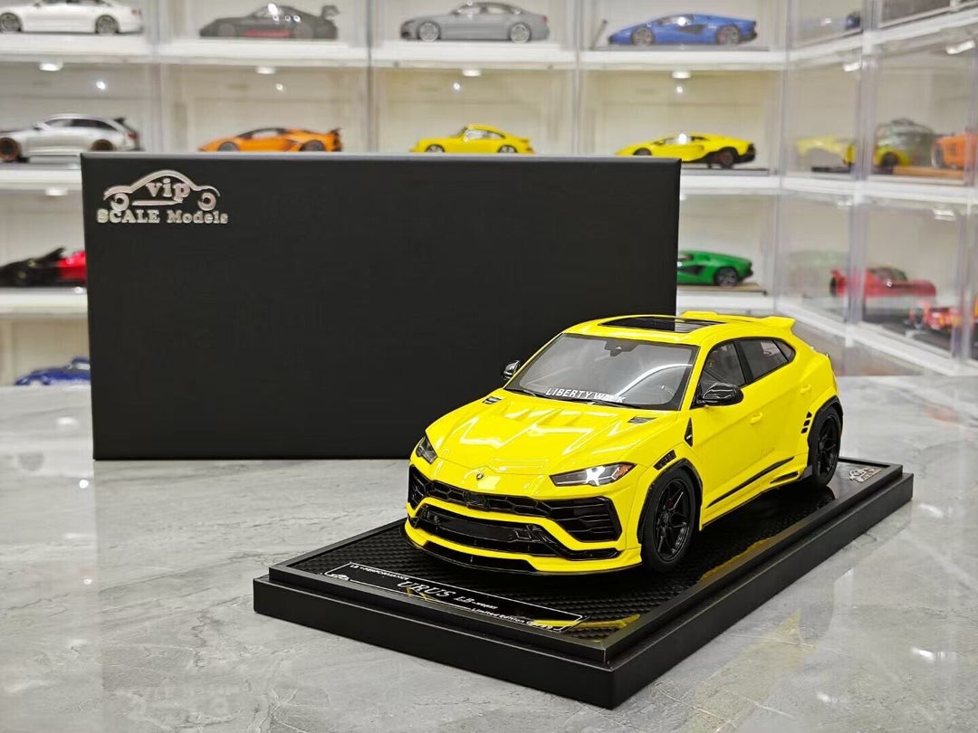 Lamborghini Urus LB-Works (Yellow) [VIP scale Models] 1/18 scale