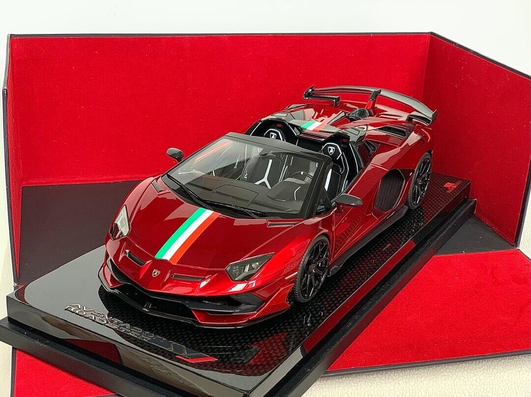 Lamborghini Aventador SVJ Roadster (Red) [MR Collection] 1/18 scale 1 OF 1