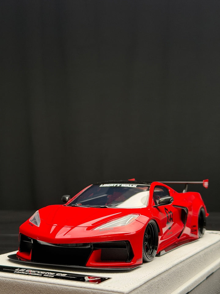 Chevrolet Corvette C8 LBWK (Red) [BBA Model] 1/18 scale