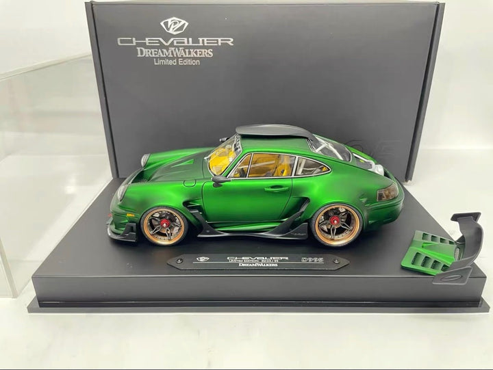 Porsche 911 "CHEVALIER" D995 (Matte Green) [DreamWalkers] 1/18 scale