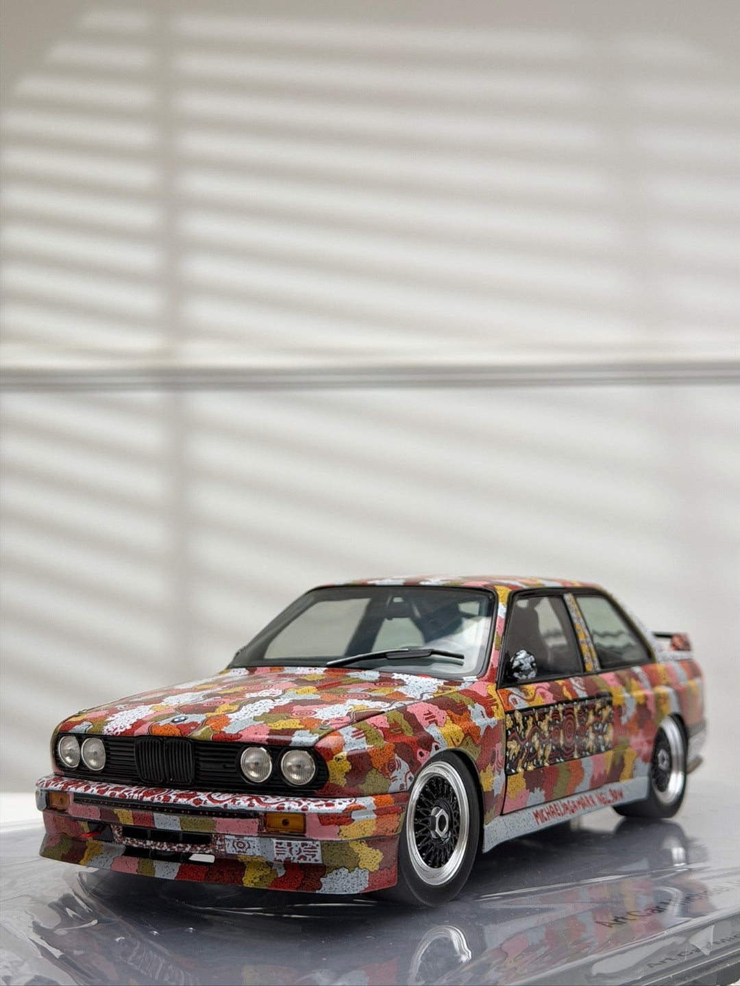 3 Art BMW Art Cars (Ken Done ,Jagamara ,Cesar Manrique[MINICHAMPS] 1/18 scale