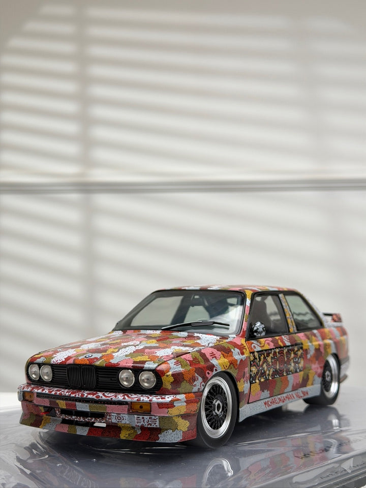 3 Art BMW Art Cars (Ken Done ,Jagamara ,Cesar Manrique[MINICHAMPS] 1/18 scale