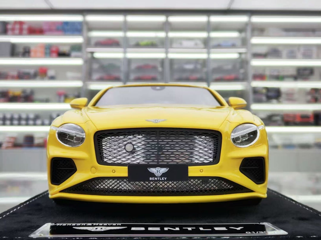 Bentley Continental GTS (Monaco Yellow) [Henson&Heaven] 1/18 scale