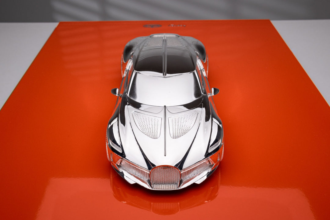Asprey London & Bugatti - Bugatti La Voiture Noire (Solid Silver Sculpture)