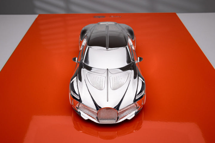Asprey London & Bugatti - Bugatti La Voiture Noire (Solid Silver Sculpture)
