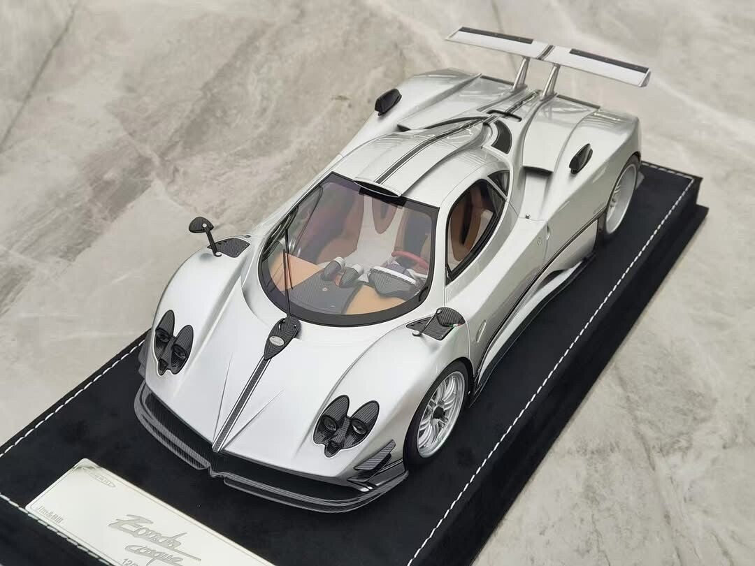 Pagani Zonda Cinque (Chrome Silver) [Henson & Heaven] 1/18 scale