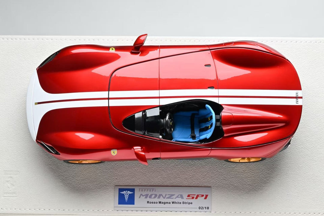 Ferrari Monza SP1 (Rosso Magma/ with Helmet) [Hermez Collection] 1/18 scale