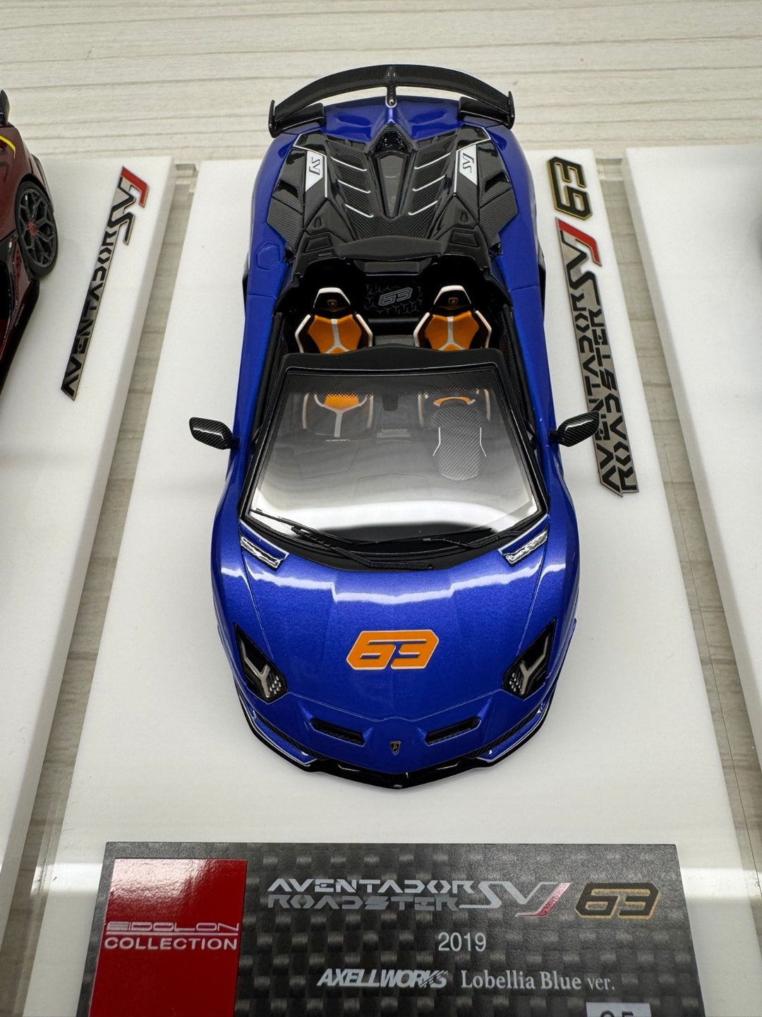 Lamborghini Aventador SVJ Roadster (Lobellia Blue)[Make Up AXELLWORKS]1:43 scale