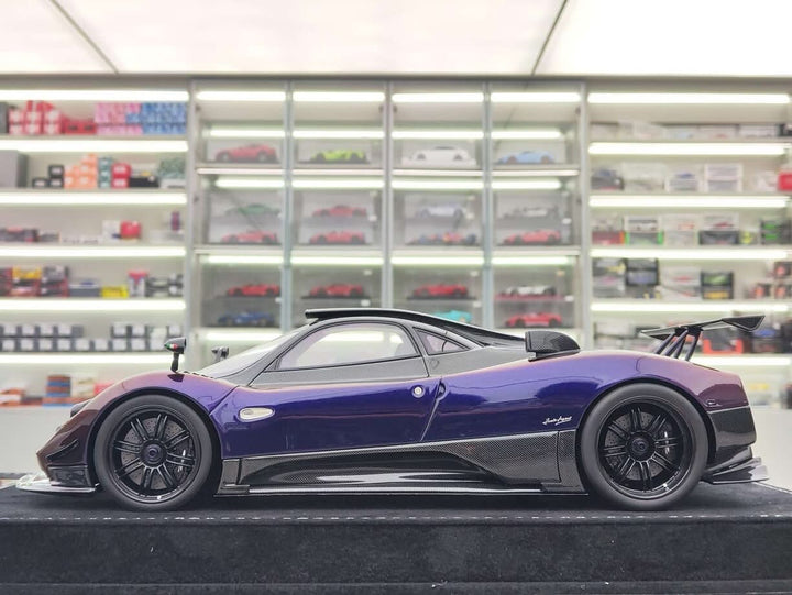 Pagani Zonda Cinque (Chameleon Purple/ Carbon) [Henson & Heaven] 1/18 scale