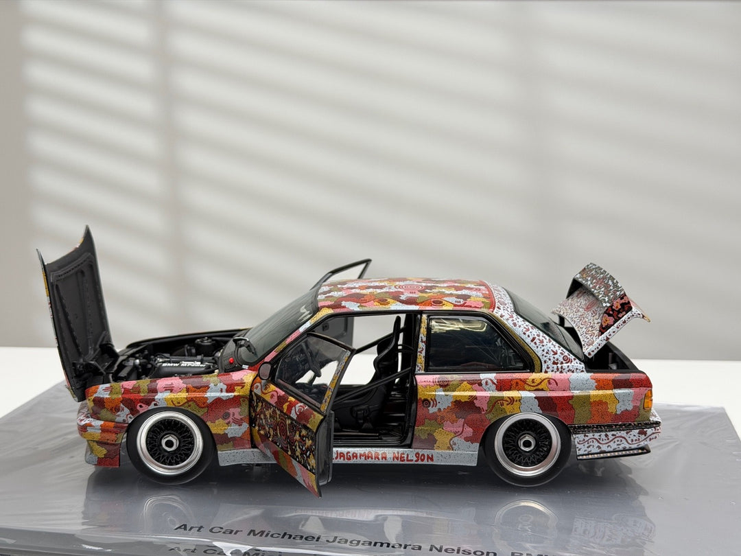 3 Art BMW Art Cars (Ken Done ,Jagamara ,Cesar Manrique[MINICHAMPS] 1/18 scale