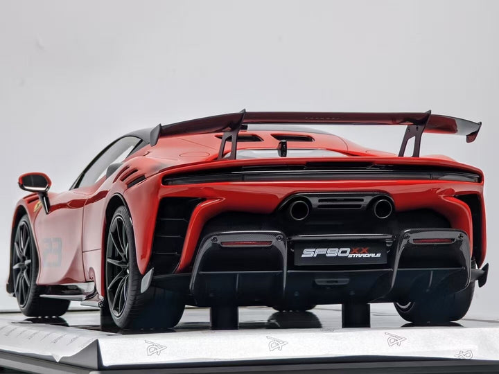 Ferrari SF90XX Stradale (Rosso Corsa) [Fully opening] By: Amalgam 1:8 scale