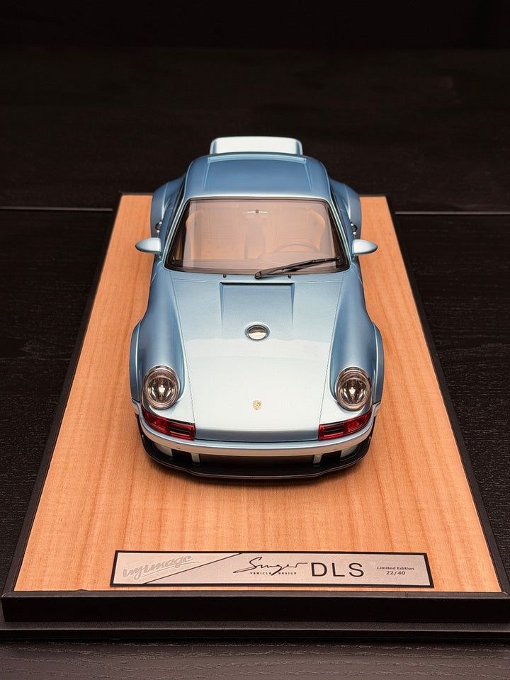 Porsche 911 Singer DLS (Ice Blue) [IVY Model] 1:12 scale