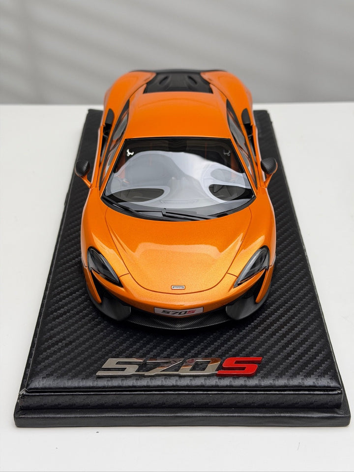 McLaren 570s (Orange) [Tecnomodel] 1/18 scale