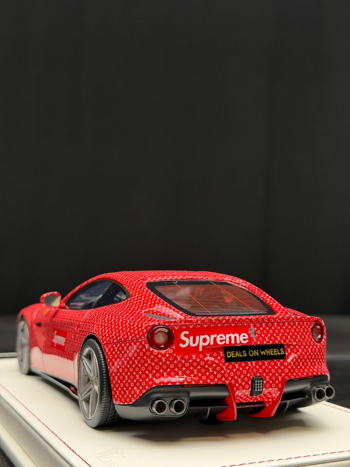 Ferrari F12 Berlinetta (Supreme x LV Monogram) [VIP scale Models] 1/18 scale