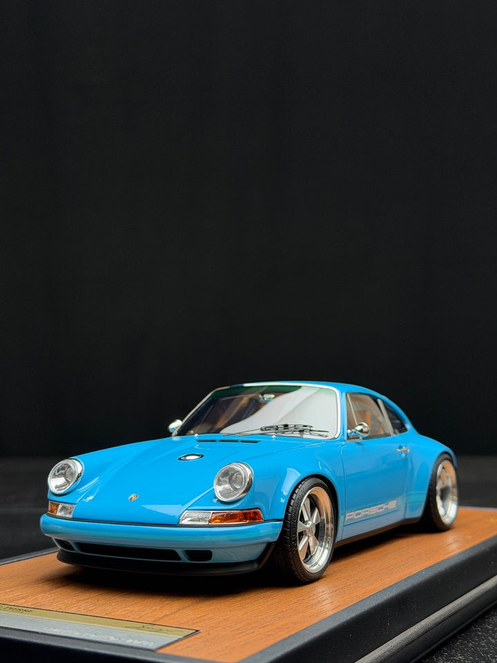 Porsche 911 Singer (Blue) [Timothy & Pierre] 1/18 scale