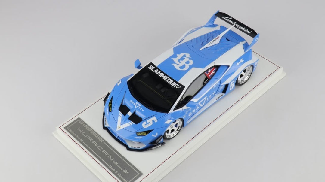 Lamborghini Huracan LBWK (Blue GRAVITY) [Davis & Giovanni] 1/18 scale