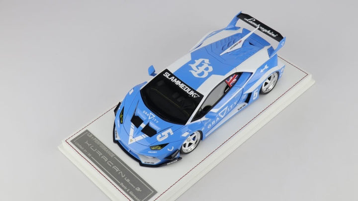 Lamborghini Huracan LBWK (Blue GRAVITY) [Davis & Giovanni] 1/18 scale