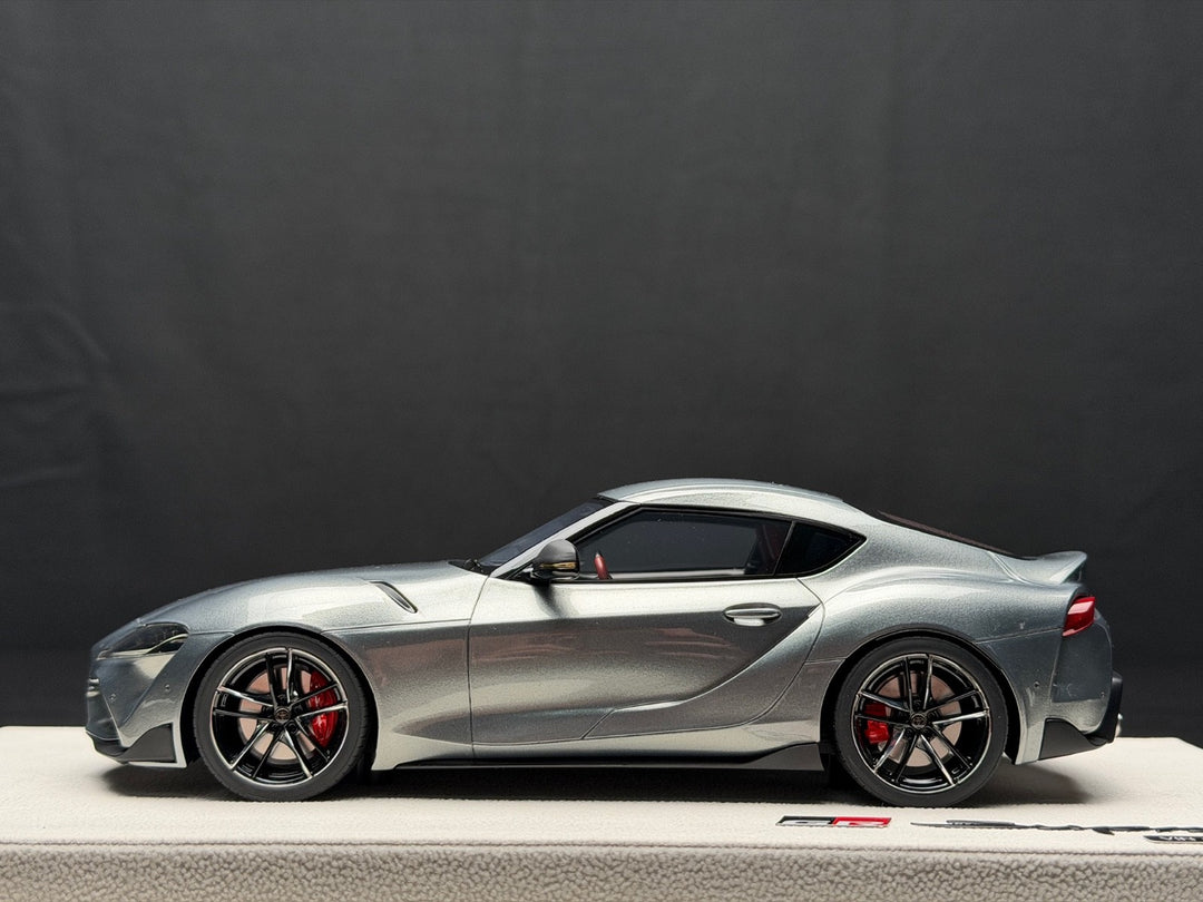 Toyota GR Supra (Dark Silver) [MakeUp] 1/18 scale