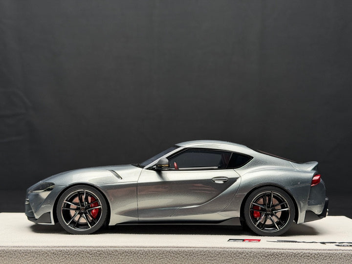 Toyota GR Supra (Dark Silver) [MakeUp] 1/18 scale
