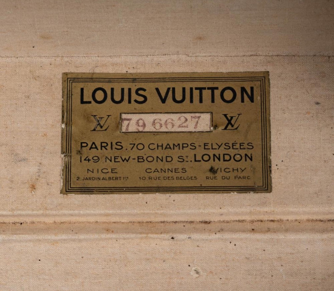 Genuine Vintage 1920-1930s Louis Vuitton Hardcase Trunk