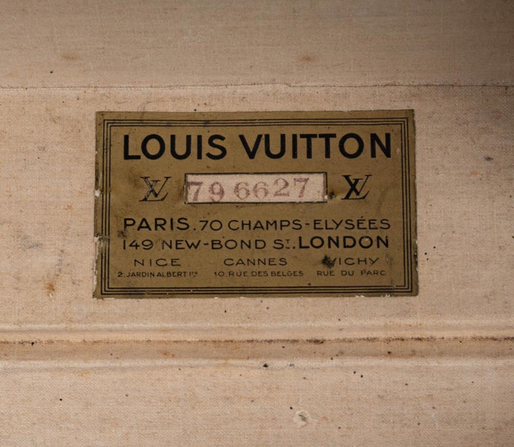 Genuine Vintage 1920-1930s Louis Vuitton Hardcase Trunk