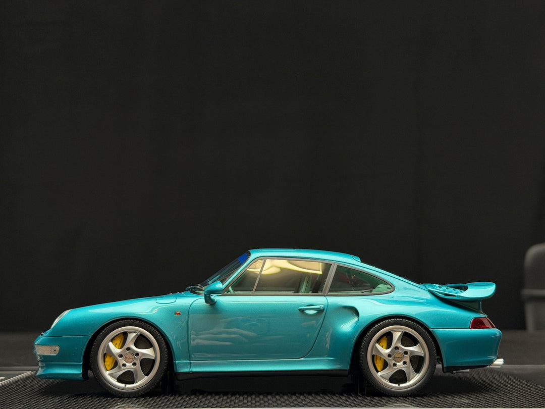 Porsche 911 Turbo S (Blue) [Dino Model] 1/18 scale