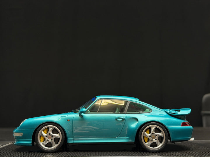 Porsche 911 Turbo S (Blue) [Dino Model] 1/18 scale