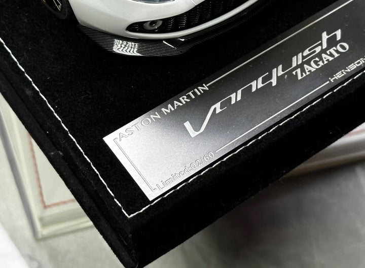 Aston Martin Vanquish Zagato (White) [Henson&Heaven] 1/18 scale
