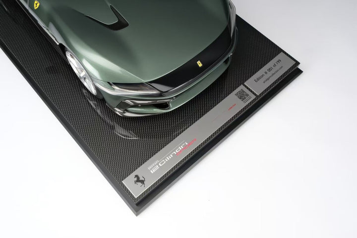 Ferrari 12 Cilindri Spider (Verde Toscana) [Fully opening] By: Amalgam 1:8 scale