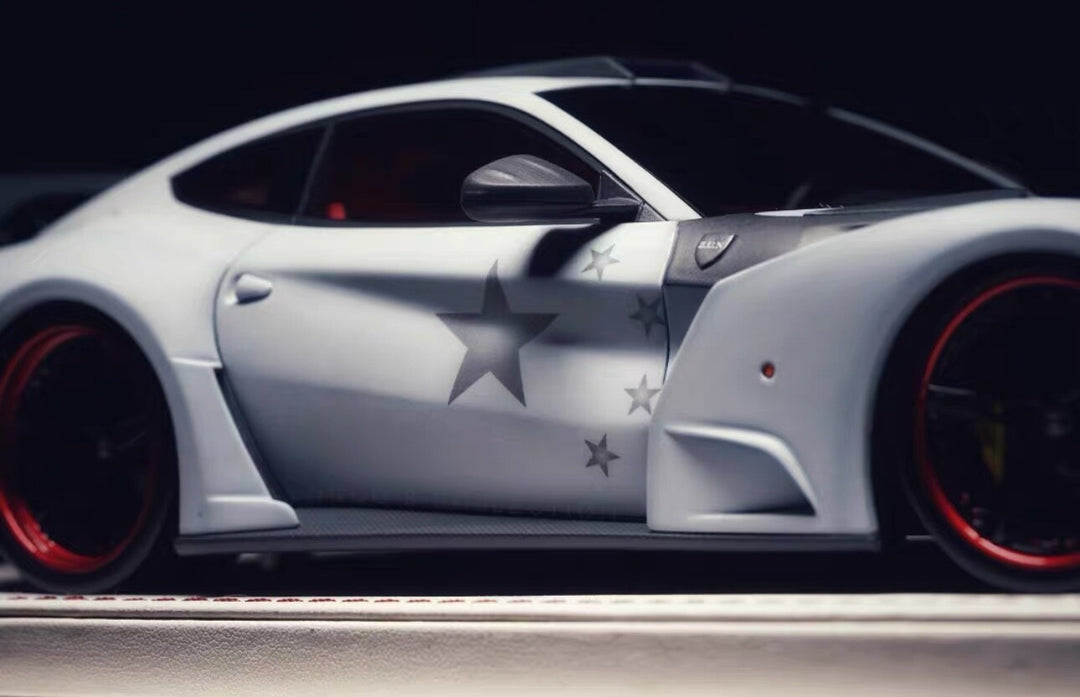 Ferrari F12 N-LARGO S NOVITEC (Matte Gray/ ZUN) [Davis & Giovanni] 1:18 scale