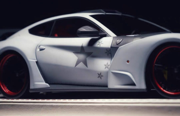 Ferrari F12 N-LARGO S NOVITEC (Matte Gray/ ZUN) [Davis & Giovanni] 1:18 scale