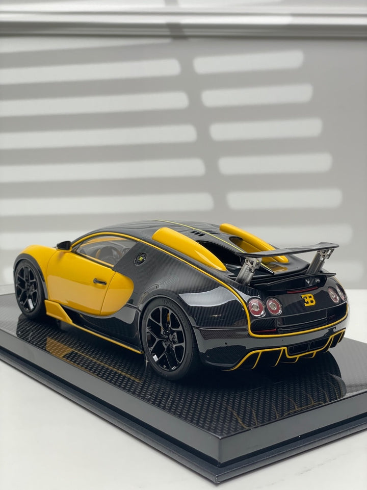Bugatti Veyron Oakley Design (Black/ Yellow)  1/18 scale - 1 OF 1