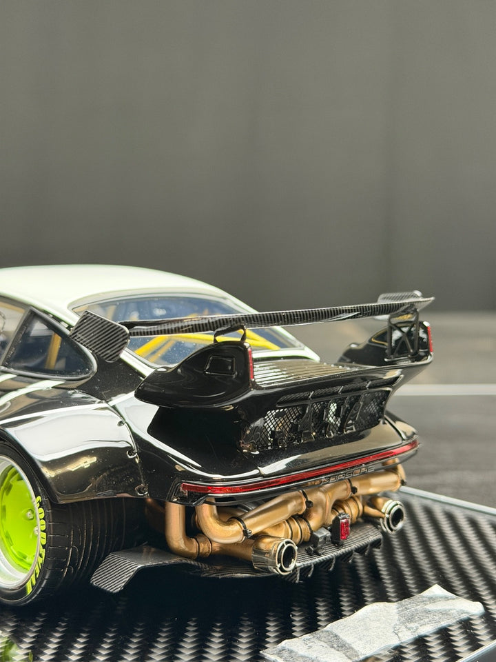 Porsche Carrera RWB 964 Modified Version (Gray) [MCM] 1/18 scale