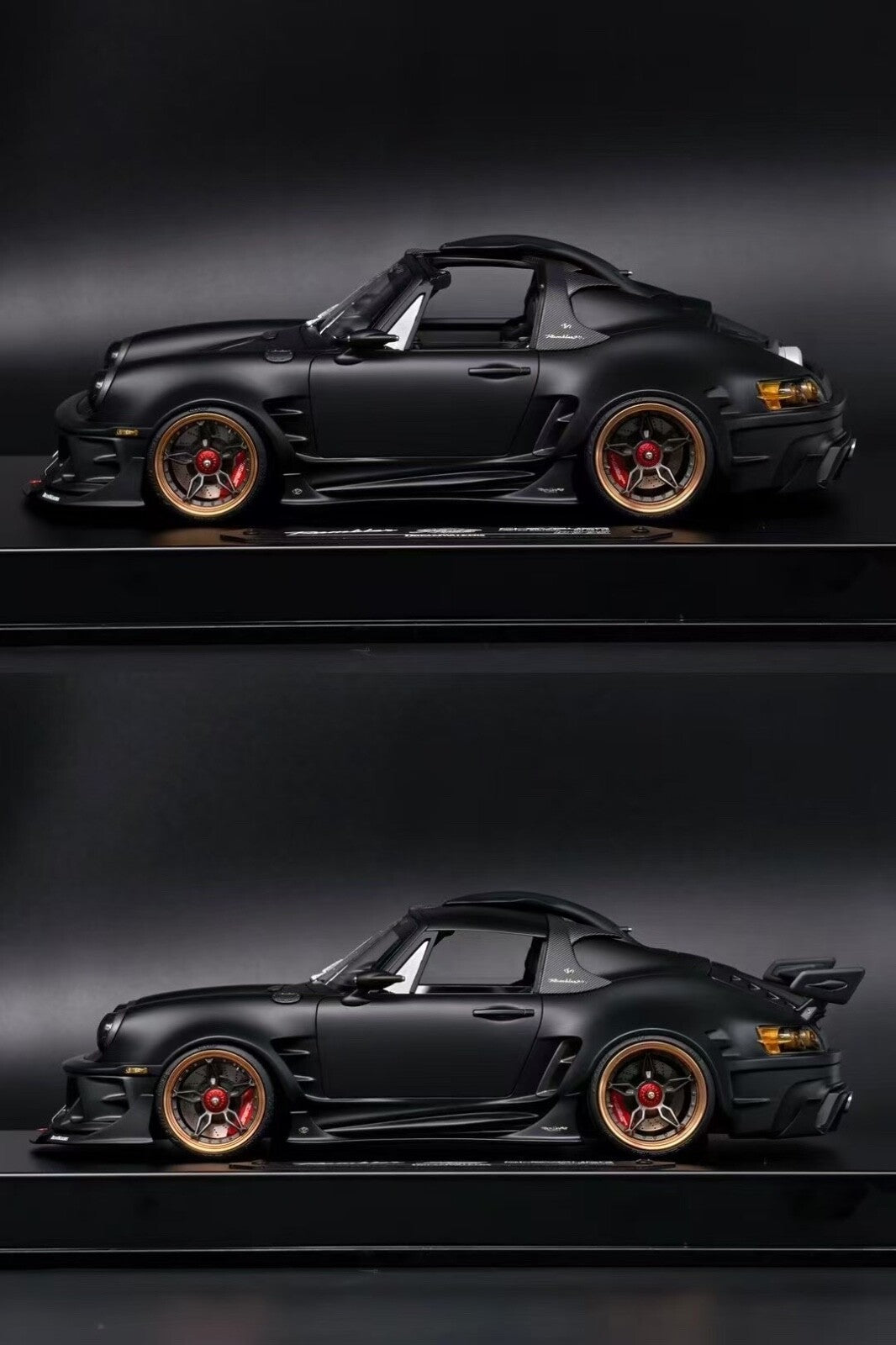 DreamWalkers Porsche "Chevalier D995" (Matte Black) [DreamWalkers] 1/18 scale