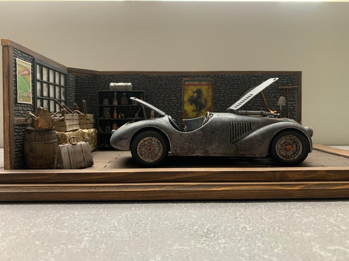 Classic Ferrari Barn Find/ Garage Diorama [1:18 scale]