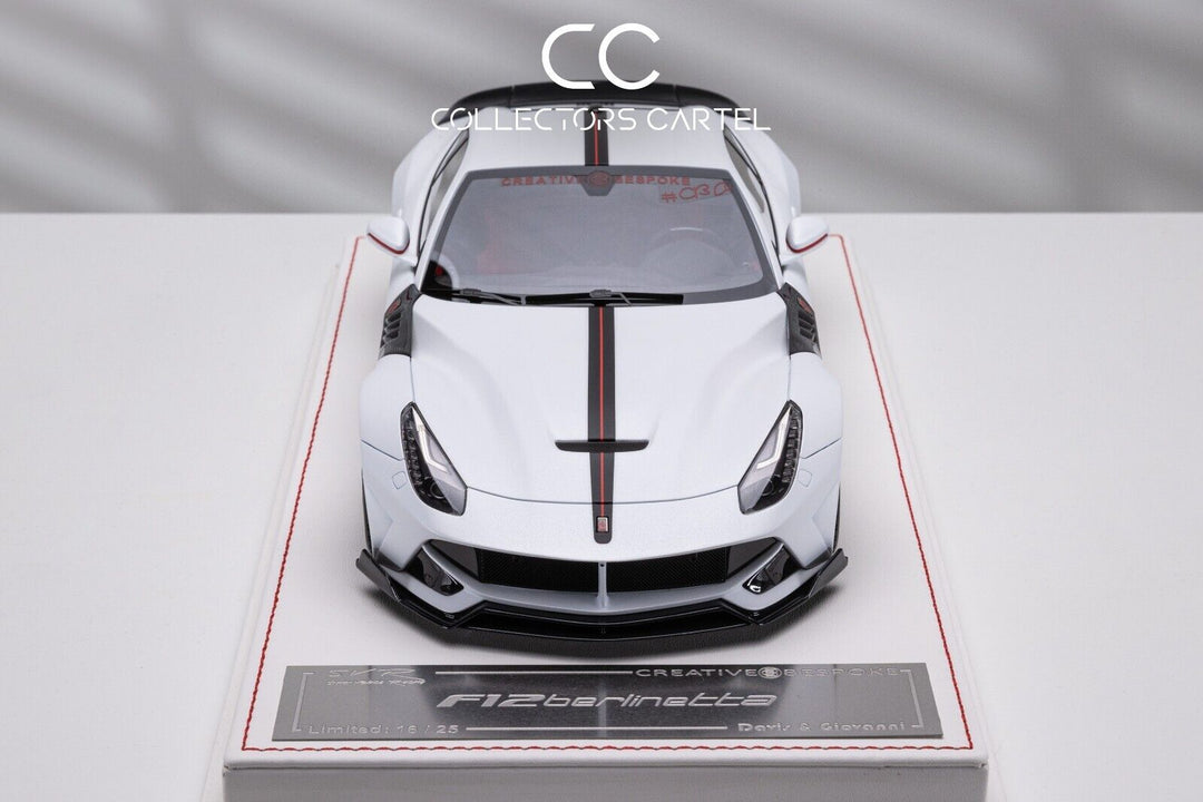Ferrari F12 Berlinetta SVR (Pearl White) [Davis & Giovanni] 1/18 scale